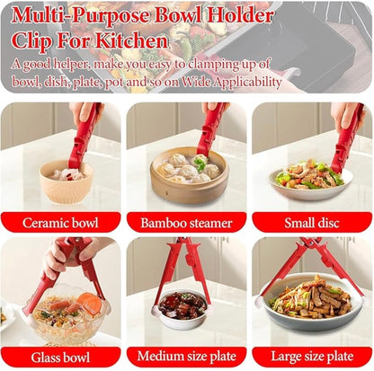 2-in-1 Hot Plate & Bowl Gripper Clip