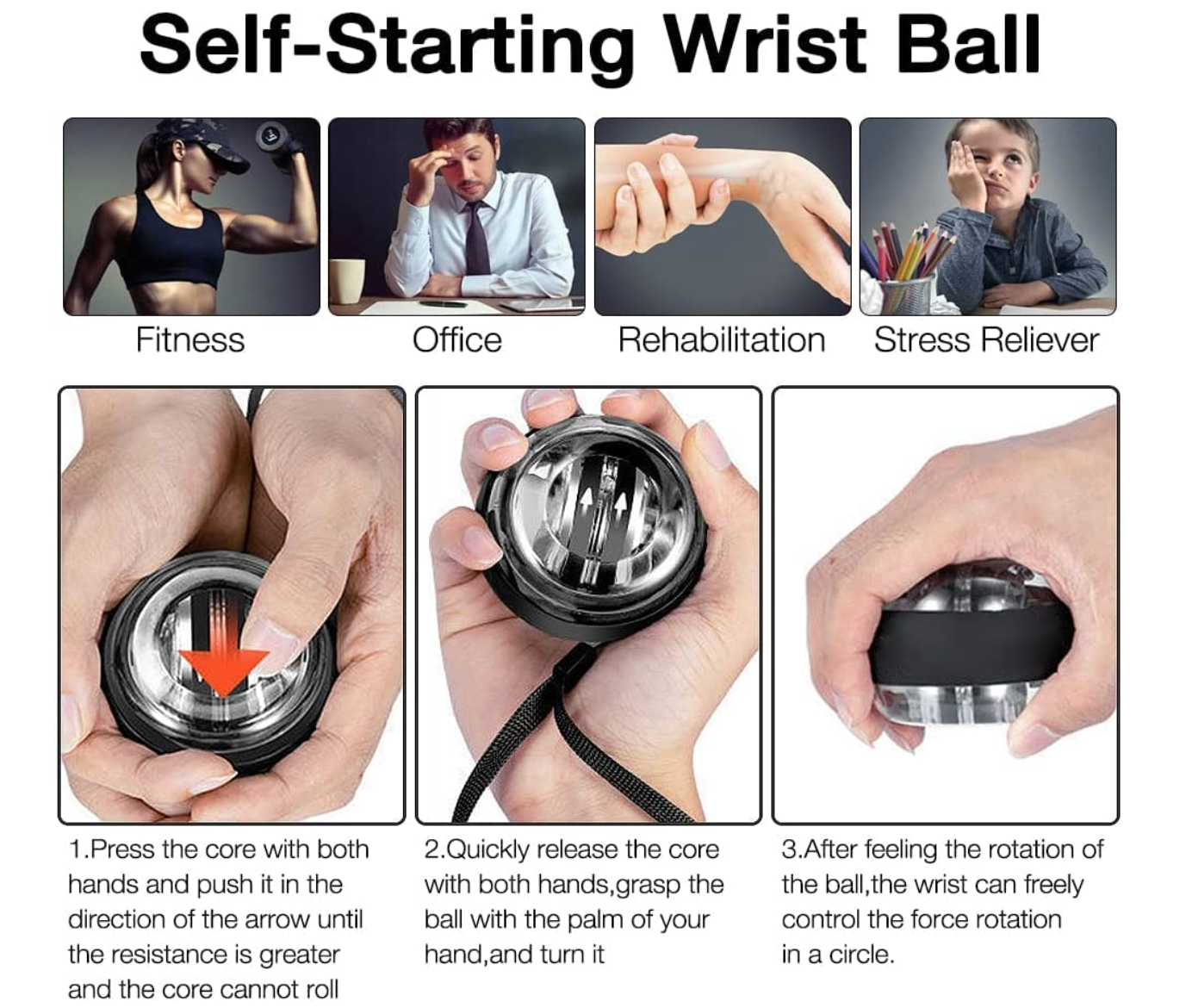 Gyro Wrist Strengthener Ball